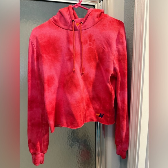 Aviator Nation Pink Sweater Cozy Chic Style - Picture 3 of 8